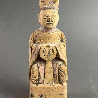 Lot 224 | Antique Chinese Wood Statue