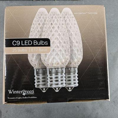 Lot 479 | Wintergreen Warm White C9 LED Bulbs