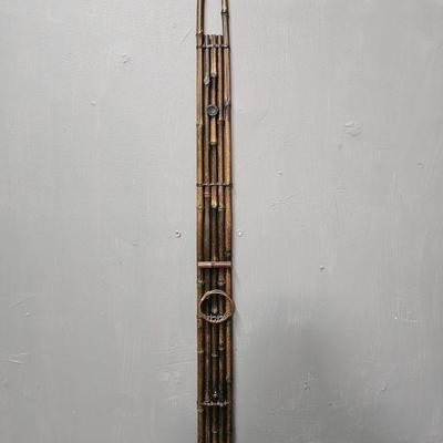 Lot 409 | Vintage Bamboo Floral Arrangement Hanger