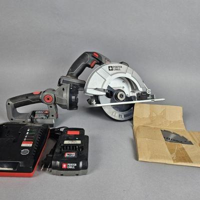 Lot 341 | Porter Cable Cordless Circular Saw and More