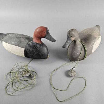 Lot 234 | Vintage Weighted Wood Duck Decoys