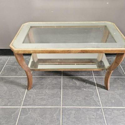 Lot 104 | Vintage Mirror Trimmed Coffee Table