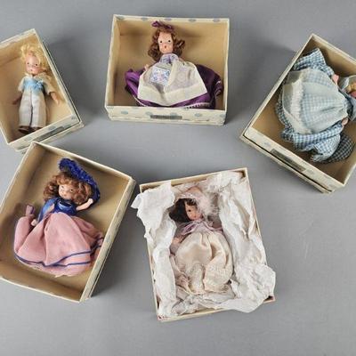 Lot 520 | 5 Vintage Storybook Dolls