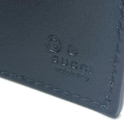 #104 â€¢ Gucci Men's Microguccissima Black Leather Bifold Wallet

