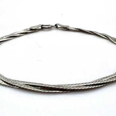 #15 â€¢ Sterling Silver Serpentine Bracelet
