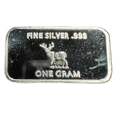 1 gram Silver