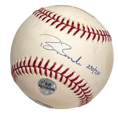 Barry Bonds Signed Baseball - Number 230 of 730