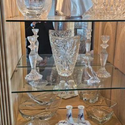 Crystal and figurines