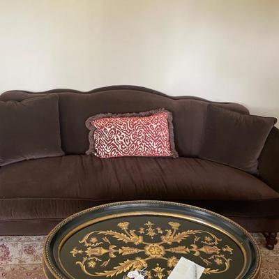 Pearson Sofa - Brown Brushed Velvet   Buy it Now  $1200.00 
