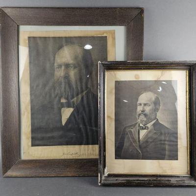 Lot 272 | Vintage Framed Images of James A. Garfield