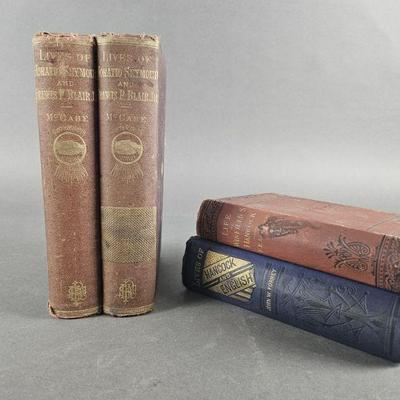 Lot 167 | Antique Seymour & Blair Biographies & More! Names include Winfield S. Hancock, William H. English, Horatio Seymour and Francis...
