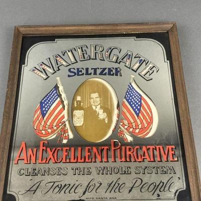 Lot 246 | Vintage Watergate Seltzer Mirror