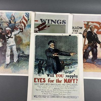 Lot 267 | Vintage Navy Recruiting Posters

