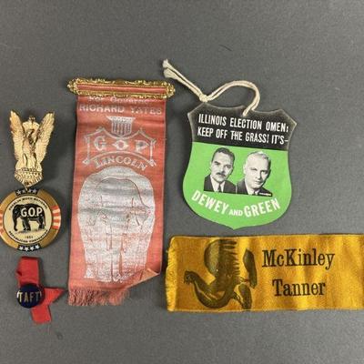 Lot 178 | 4 Miscellaneous Convention Badges
