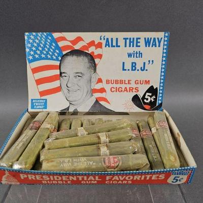Lot 232 | All The Way with L.B.J. Gum Cigars in Display