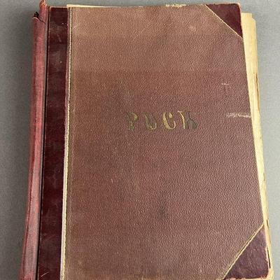 Lot 160 | Antique Puck Political Commentary Comics in Binder