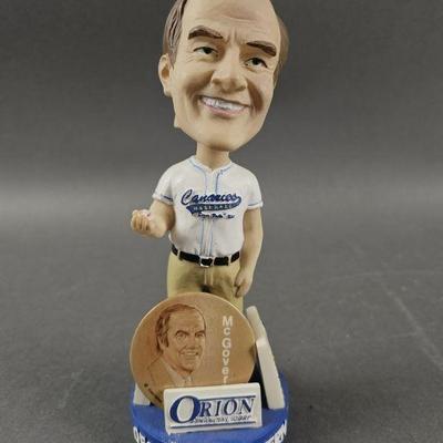 Lot 209 | Signed George McGovern Bobblehead and Pin