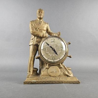 Lot 150 | Vintage F.D.R. The Man Of The Hour Mantle Clock