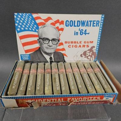 Lot 226 | 1964 Barry Goldwater Gum Cigars in Display