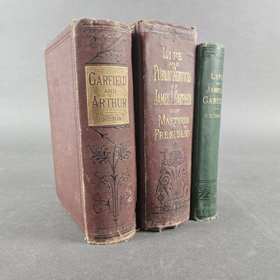 Lot 165 | Antique Political Biographies Of Garfield & More! 3 Antique Political Biographies Of James A. Garfield & Chester A. Arthur.