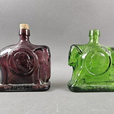 Lot 197 | Wheaton Glass Presidential Decanters