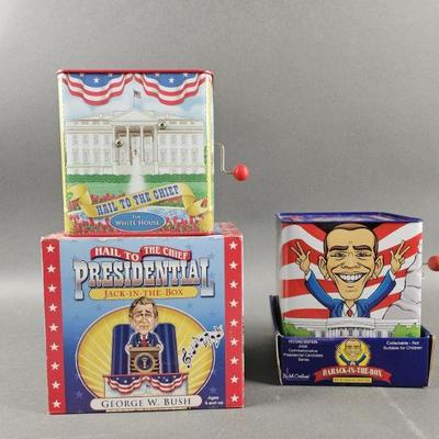 Lot 212 | Presidential Jack-In-The-Boxes