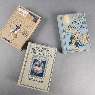 Lot 176 | 3 Antique Biographies Of Theodore Roosevelt