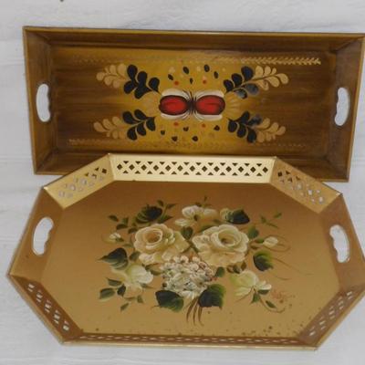 Vintage Tole Trays