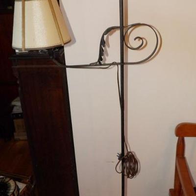 Selection of Wrought Iron Adjustable Floor Lamps