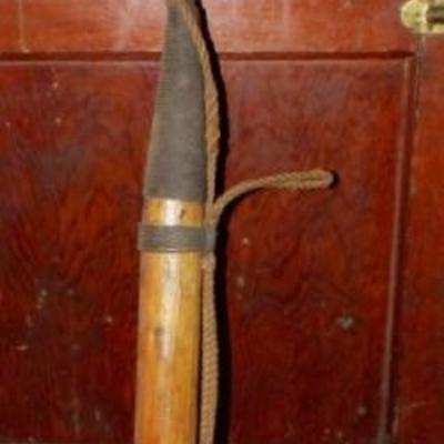 Antique Tuna Harpoon With Brass Toggle Point