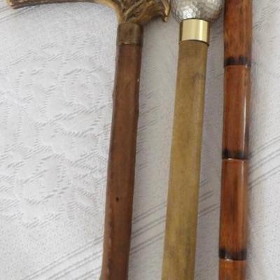 Three Antique Canes