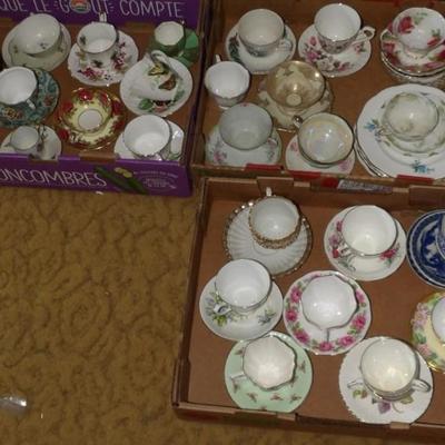 Teacup and Saucer Bone China Collection