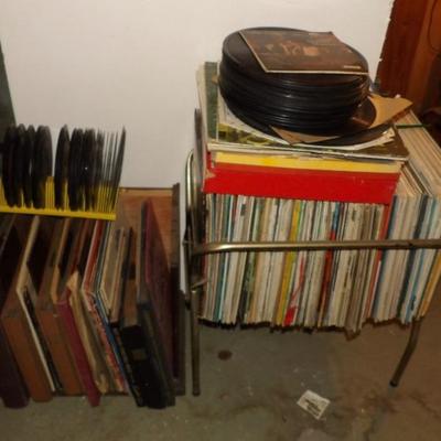 Large Lot Of Possibly 200 Plus Or Minus Albums And 45s. 