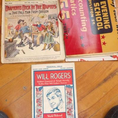 Early. Comic Book, Will Rogers Joke Book, The Loftist Magazine  dated 1910