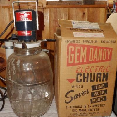 Gem Dandy Electric Butter Churn with Original Box