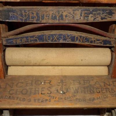 Rare National Washboard Co With Glass Washing Surface Dated 1915. 