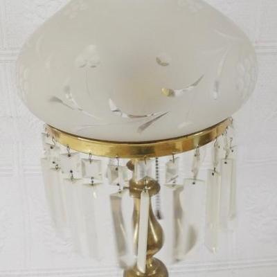 1920s Era Revival Victorian Astral Lamp