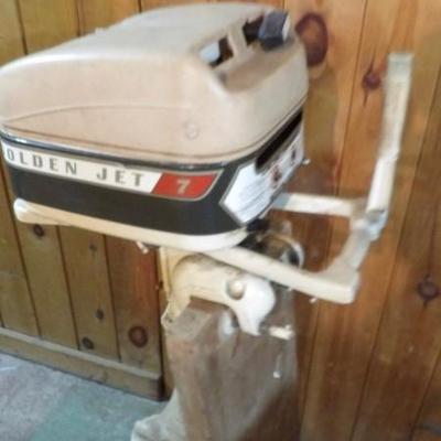 1940s Era Golden Jet 7 HP Outdoor Motor