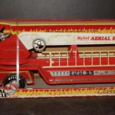 Choice 1950s Nylint Hook and Ladder Fire Truck In Original Box