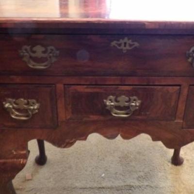English 1880s Queen Anne Low Boy