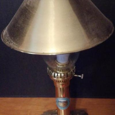 1970s Replica Brass Orient Express Pullman Car Lamp