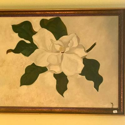 Original magnolia painting 