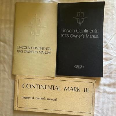 Ownerâ€™s Manuals â€¢ $16.50 ea