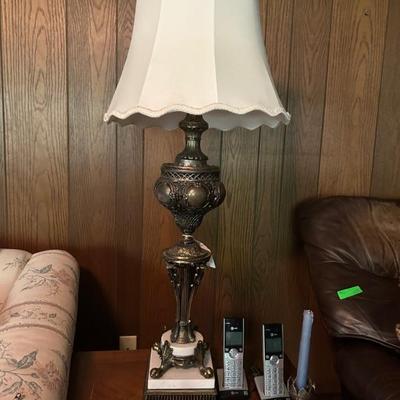 Classic â€¢ Bronzed â€¢ Table Lamps â€¢ 40â€ (overall) â€¢ $225 ea (2 available)