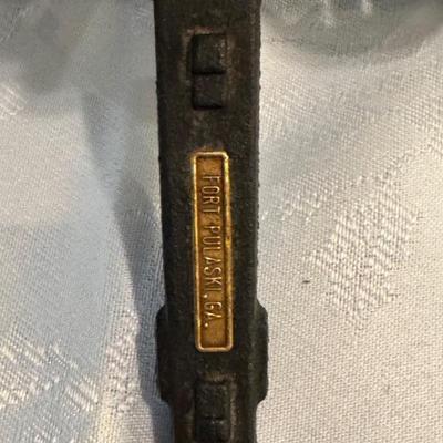 BUY IT NOW! $ 20 Miniature Souvenir Cast Iron Civil War Cannon & Limber Fort Pulaski Savannah GA