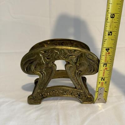 BUY IT NOW! $30 Judd CO. Beautiful Solid Brass Napkin Holder 4
