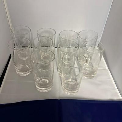 BUY IT NOW! $6 Set of 10 Goose Flying from grass Highball glasses Etched