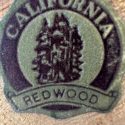 BUY IT NOW! $6 Hand Carved from Redwood California