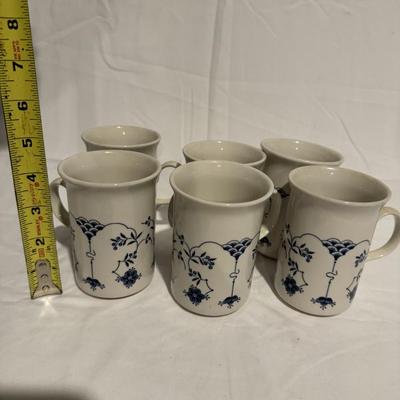 BUY IT NOW! $16 Churchill England Coffee Mugs set of 6