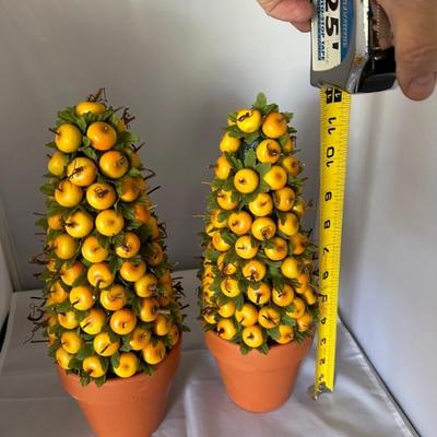 BUY IT NOW! $8 Pair of 11" Low Quat Tower tree's decoratives